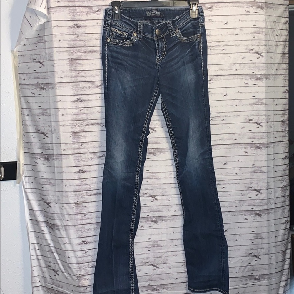 Silver jeans